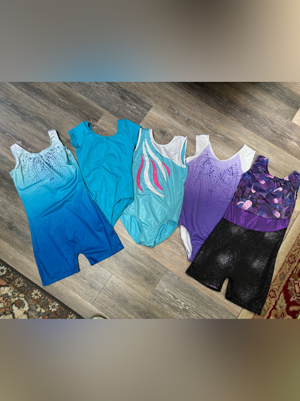 Girls' Gymnastics Leotards set of 5